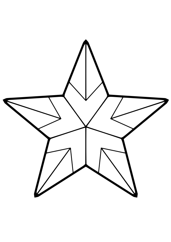 Star coloring pages free printable nurie
