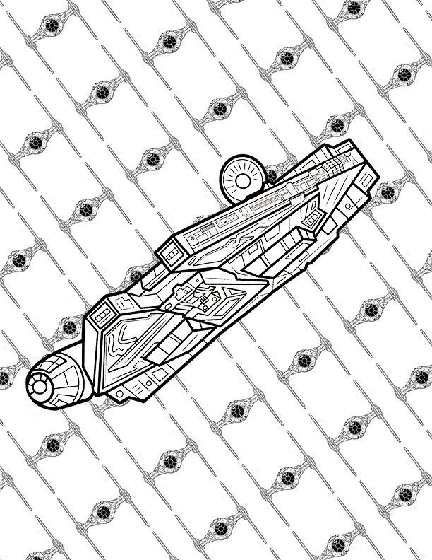Star wars christmas coloring book â spokane photography