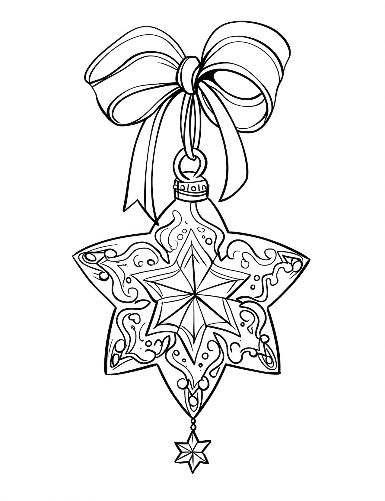Twinkling star coloring pages for kids and adults