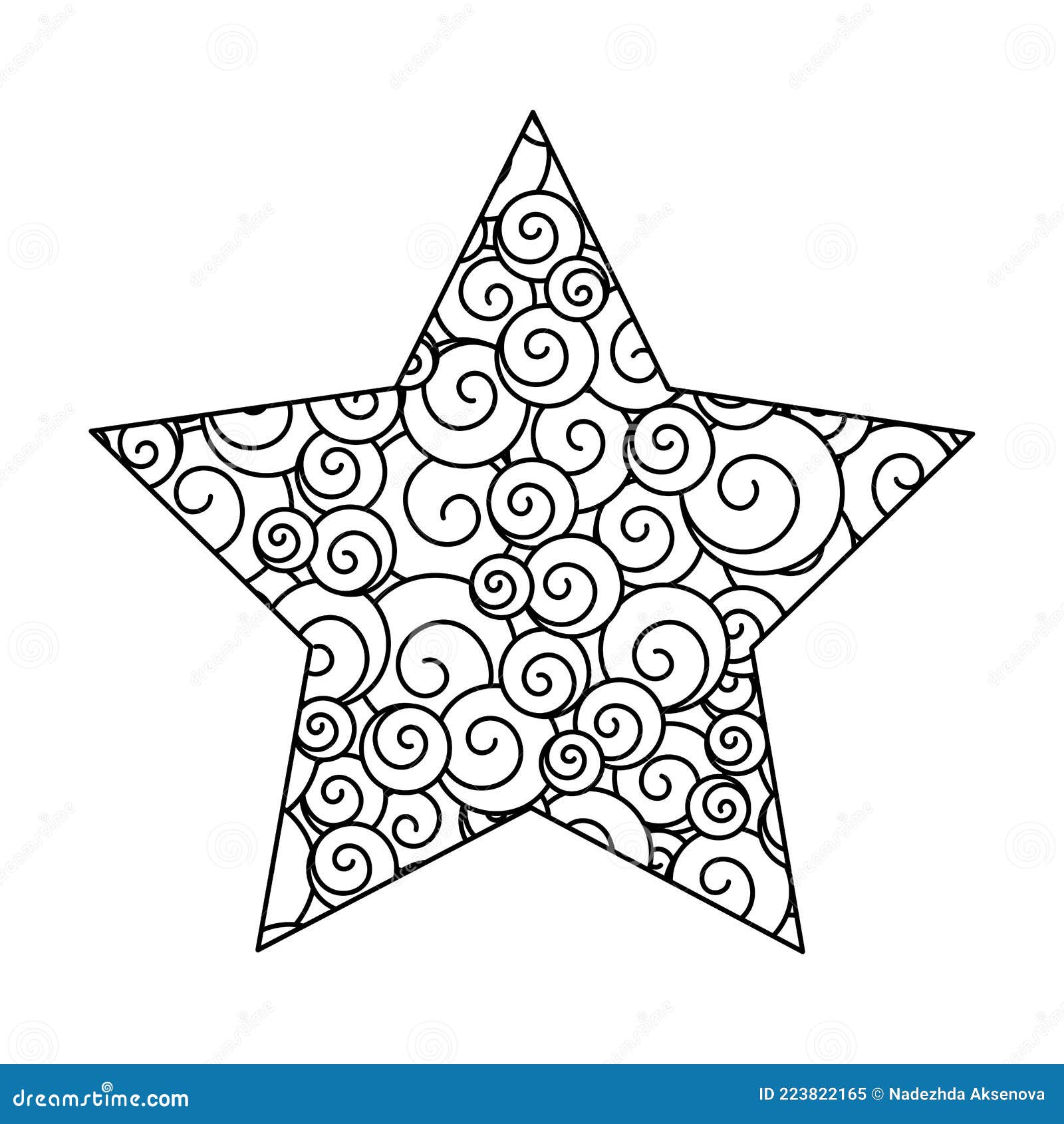 Coloring pages for adults and older children a hand