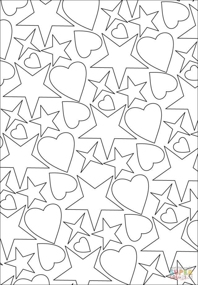 Excellent image of stars coloring pages