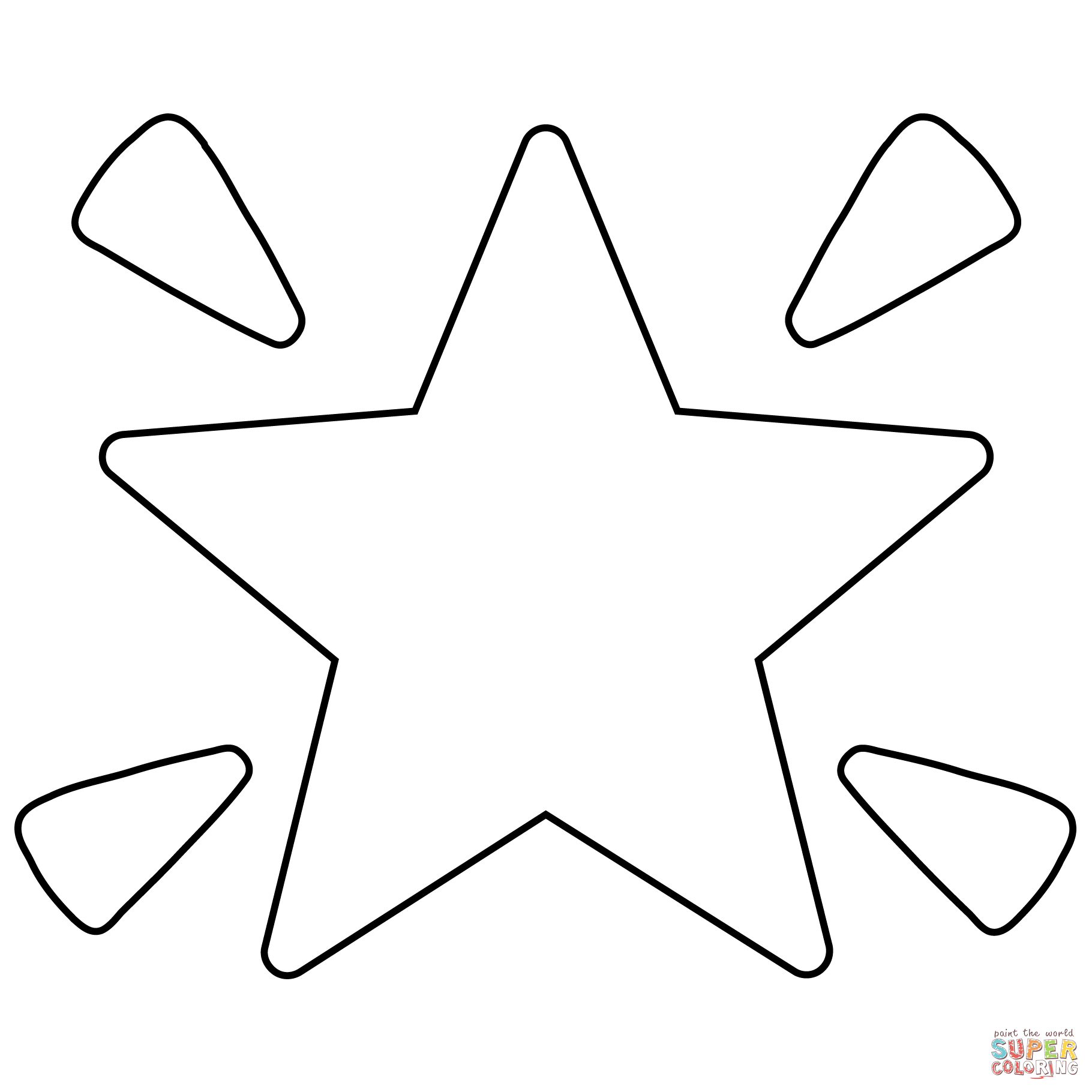 Glowing star emoji coloring page free printable coloring pages