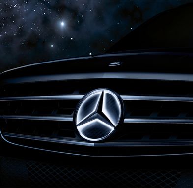 Mercedes introduces illuminated three