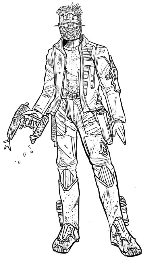 Guardians of the galaxy coloring pages printable for free download