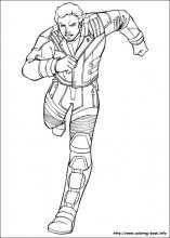 Guardians of the galaxy coloring pages on coloring