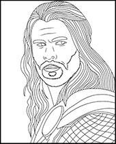 Star lord coloring page avengers to print