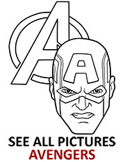 Star lord coloring page avengers to print