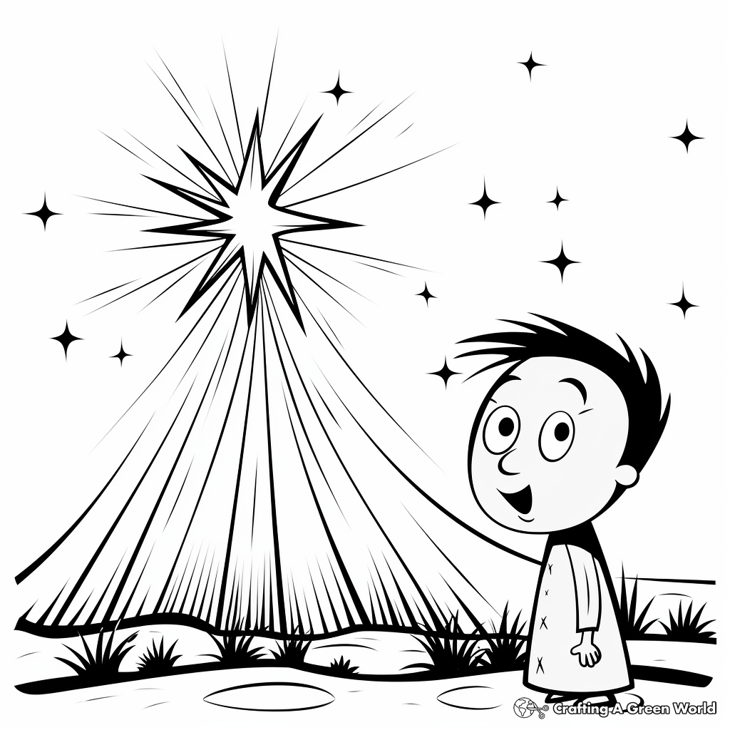 Nativity coloring pages