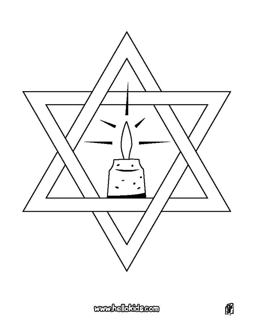 Hanukkah coloring pages