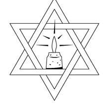 Star of david coloring pages
