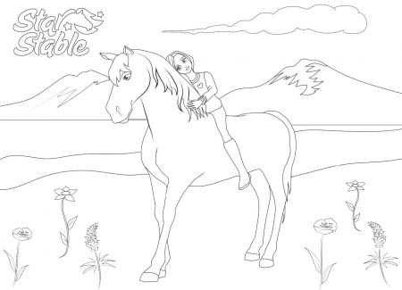 Coloringpagejpg star stable