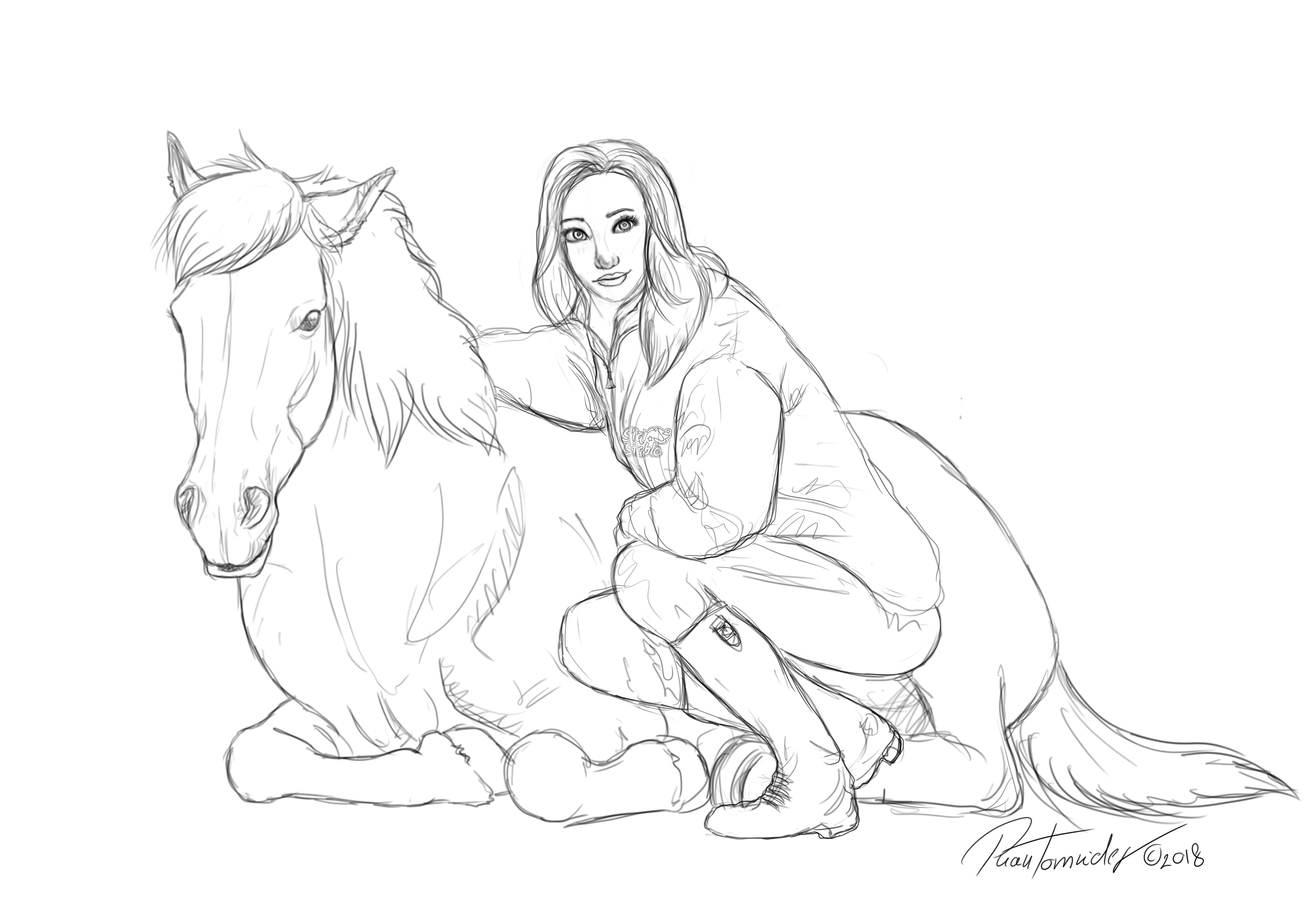 Star stable pony free line by mynameisphantomrider on