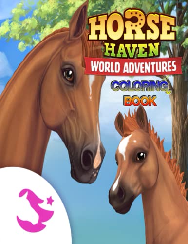 Horse haven world adventures coloring book a collection of over high