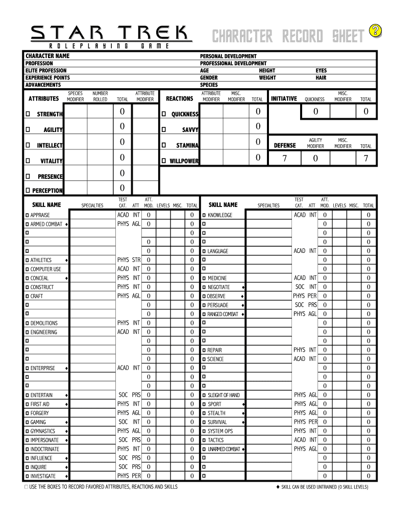 Star trek rpg pdf download