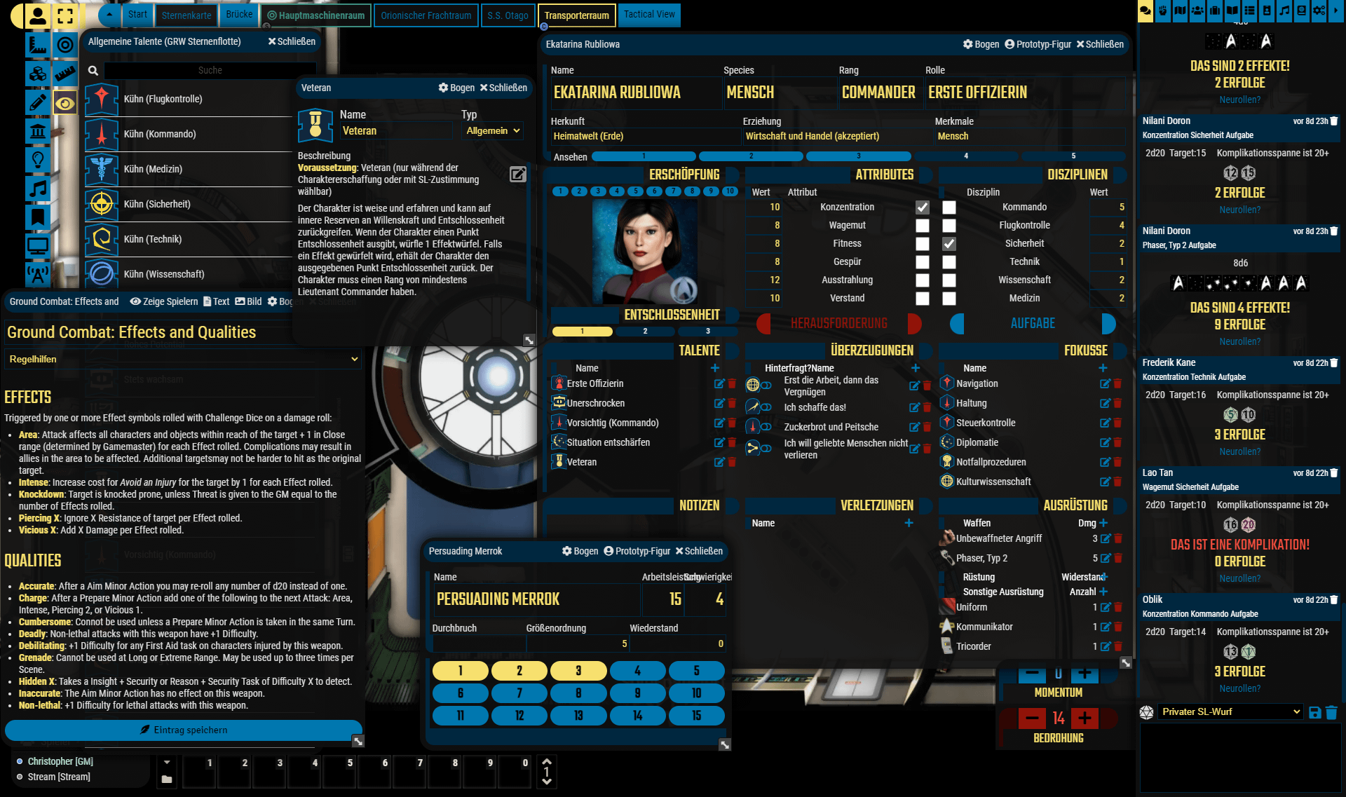 Lcars skin for foundry vtt for use with the unofficial star trek adventures systems module rstartrekadventures