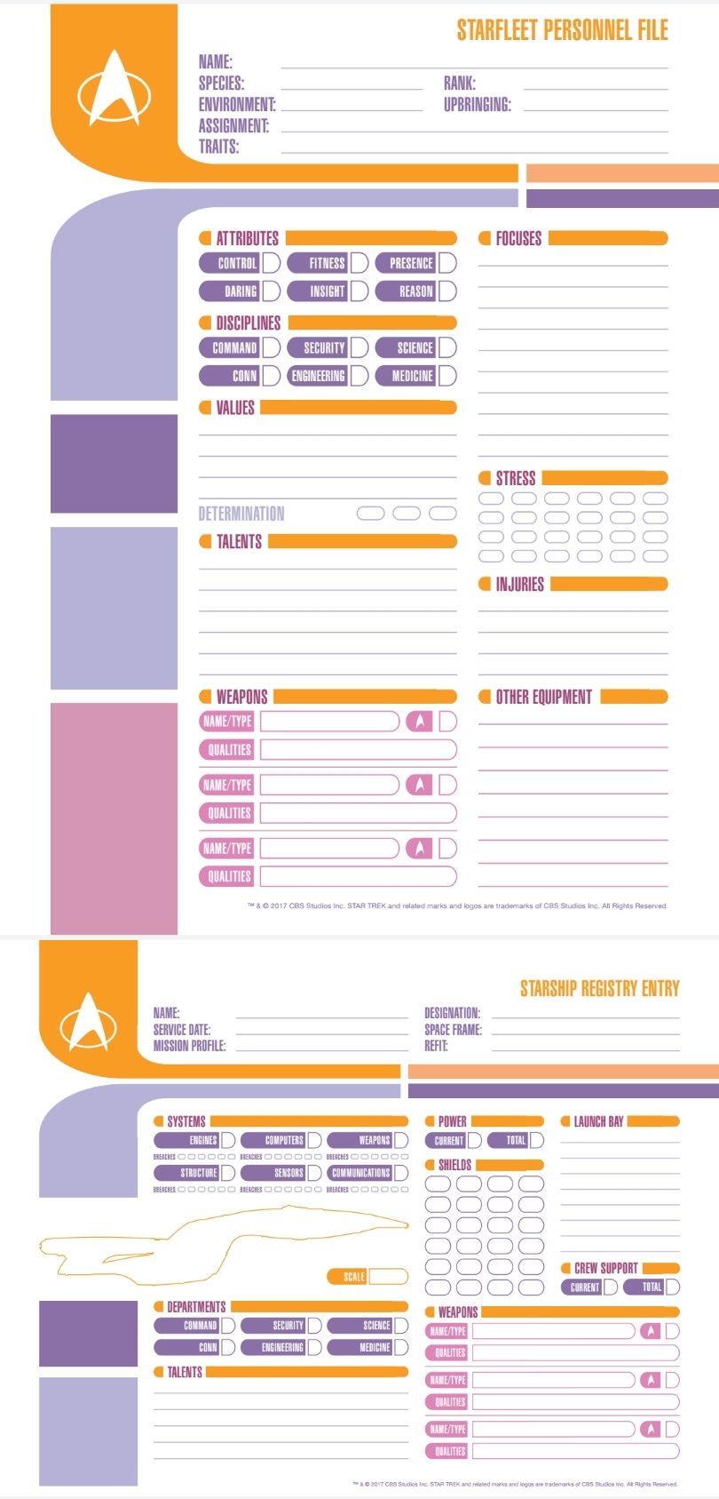Star trek adventures star trek printables star trek rpg star trek
