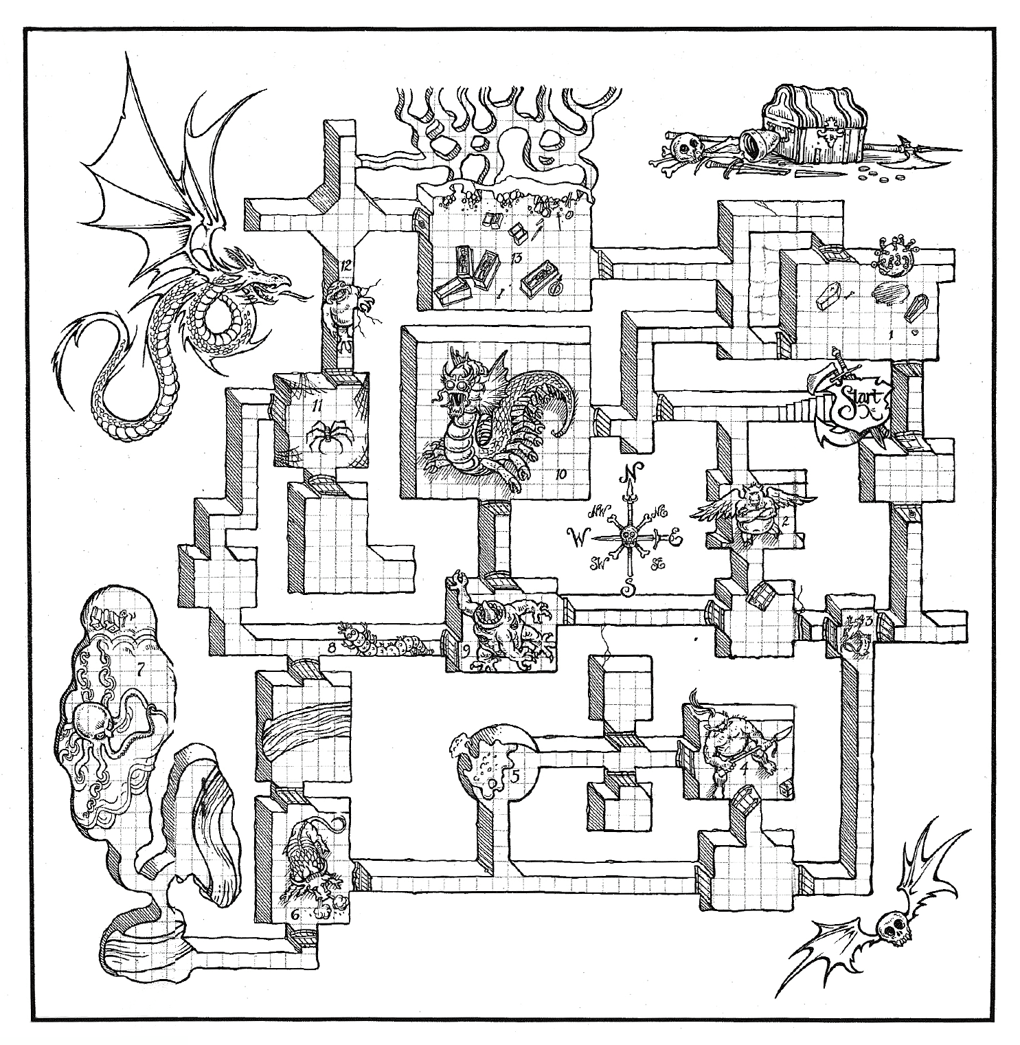 The dd adventure thats also a coloring book