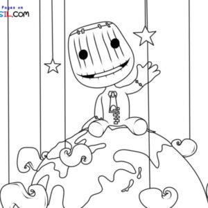 Little big planet coloring pages printable for free download
