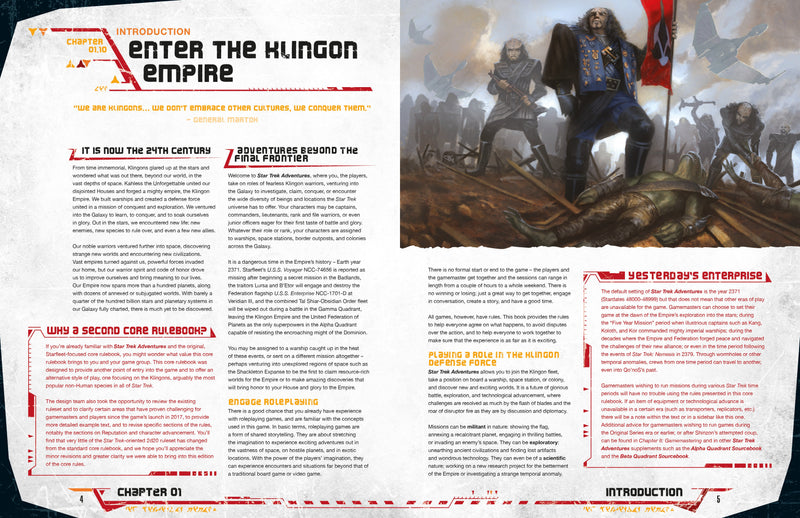 Star trek adventures klingon core rulebook
