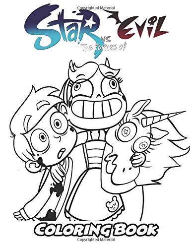 Buy star vs the forces of evil coloring book coloring book for kids and adults activity book with fun easy and relaxing coloring pages perft for children ages