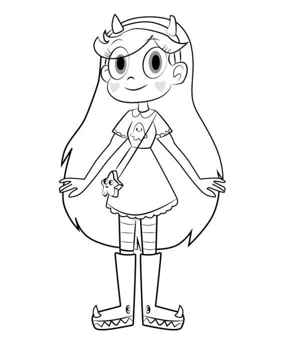 Star vs the forces of evil coloring pages pdf to print