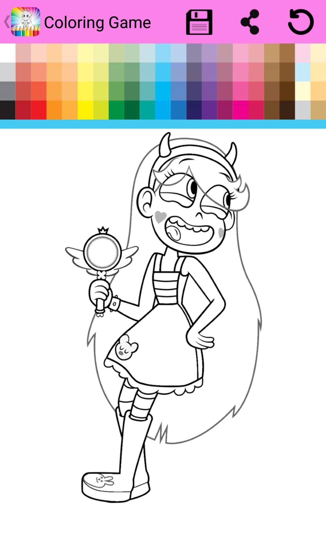 Star vs forces evil coloring bookååçéæapkäè