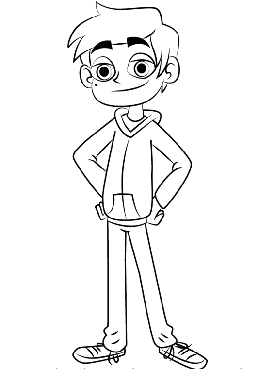 Star vs the forces of evil coloring pages to print
