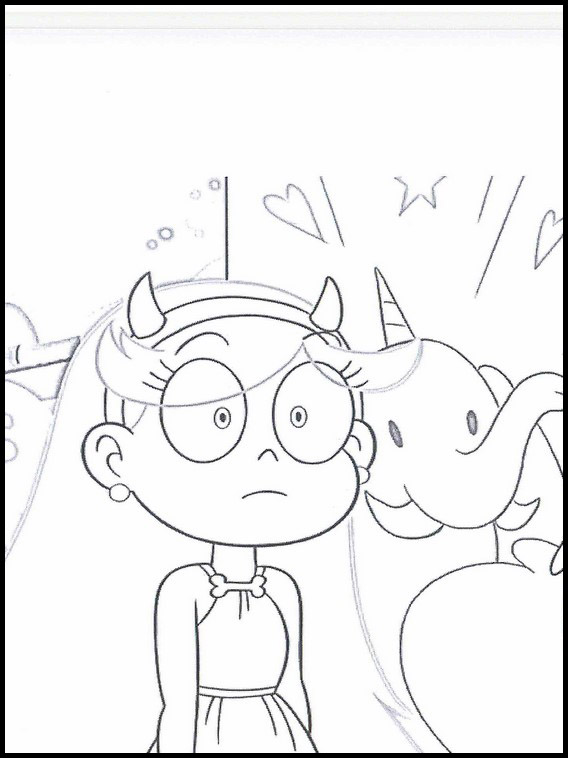 Free printable coloring pages star vs the forces of evil
