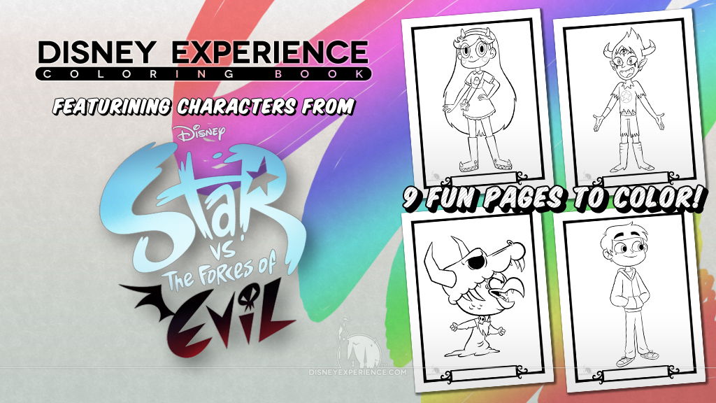 Star vs the forces of evilâ coloring book