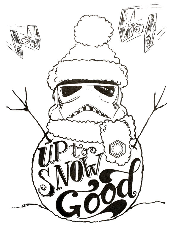 Star wars christmas coloring book â spokane photography
