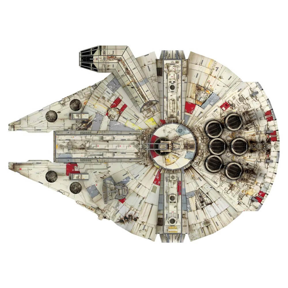 Dpuzz star wars millennium falcon paper model kit