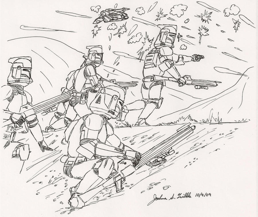 Clone battle scene ww by tribble