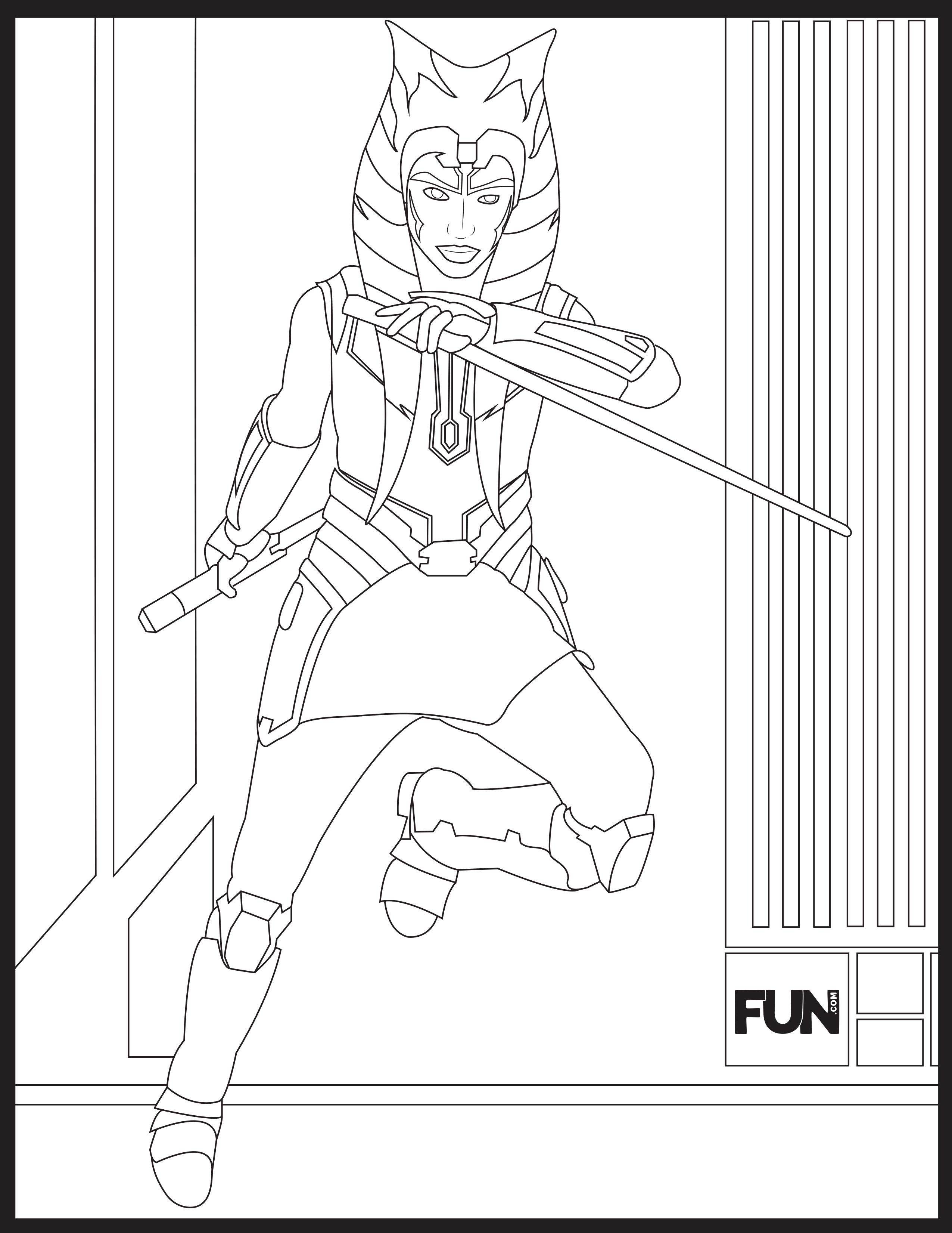 Star wars coloring pages and bingo sheets printables