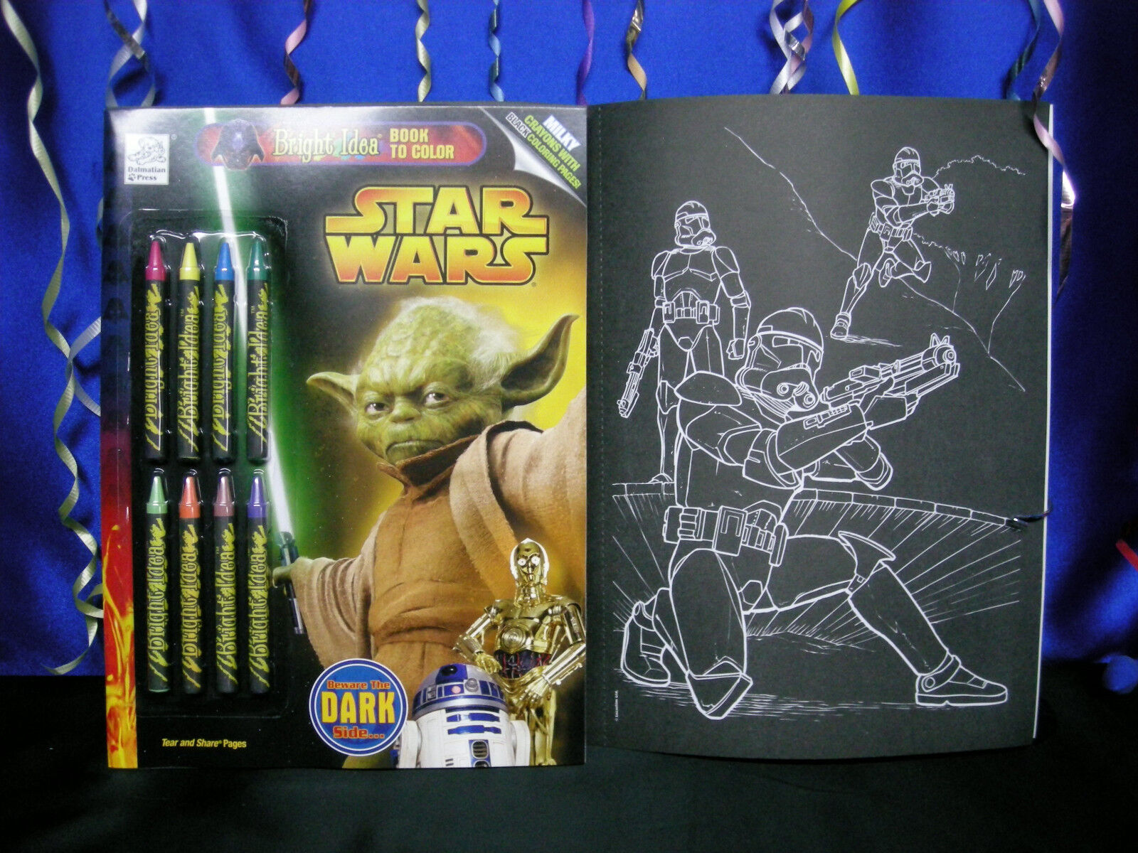 Star wars coloring book special black coloring pages beware of the dark side