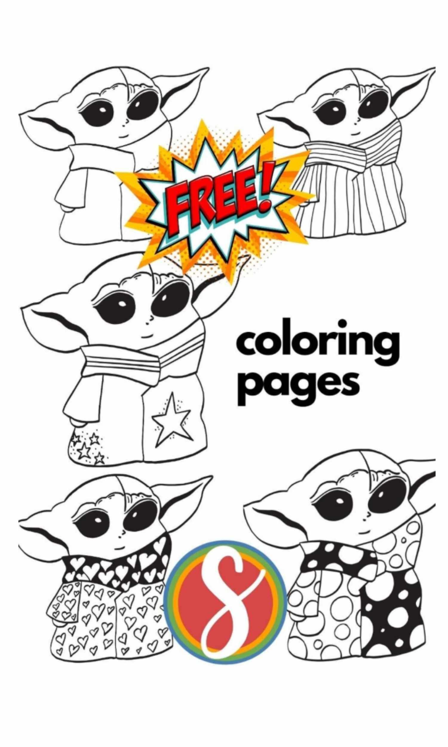 Free star wars coloring pages â stevie doodles