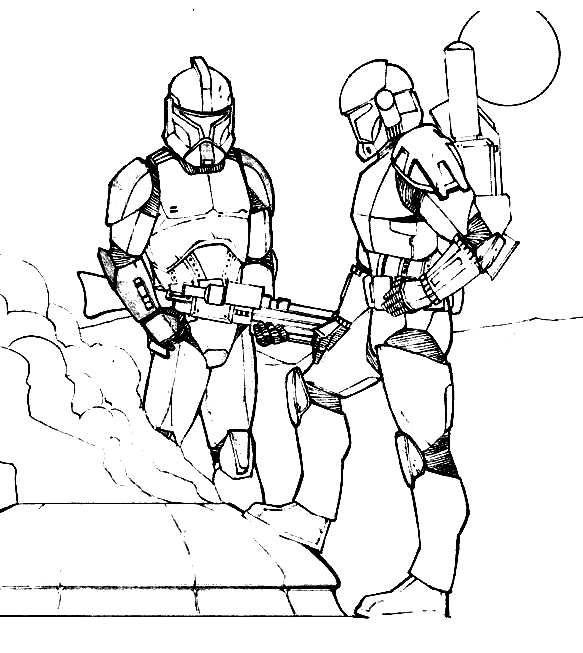 Star wars characters coloring pages printable for free download