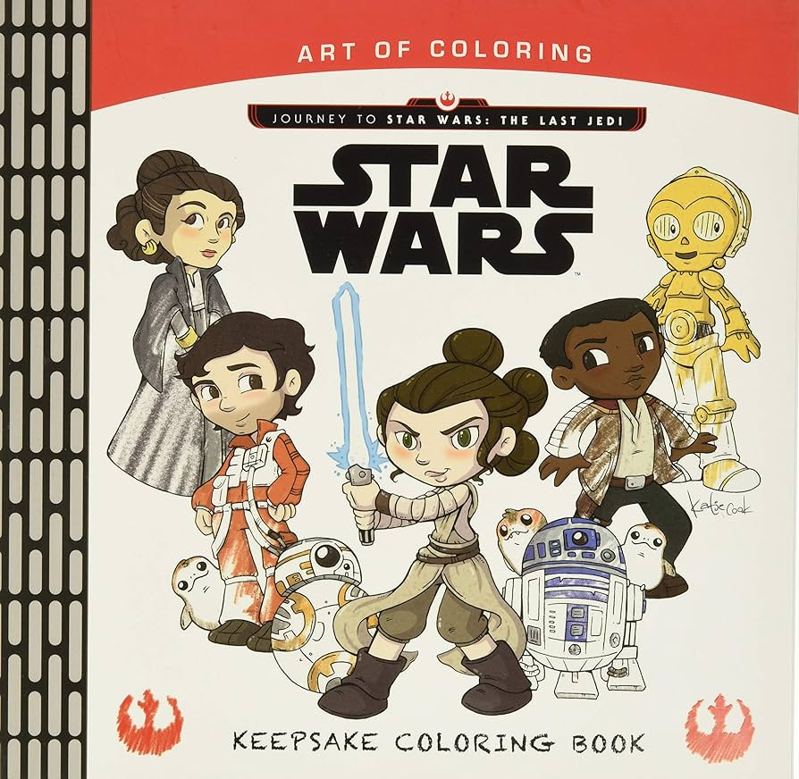 Star wars keepsake coloring book cook katie books