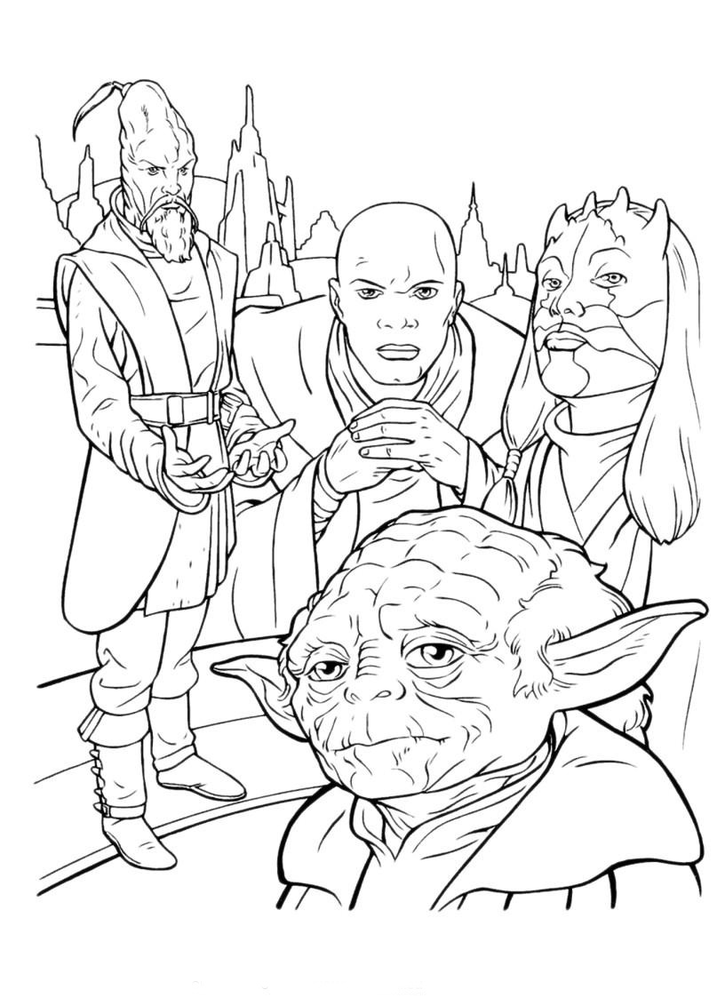 Star wars coloring pages â free printable
