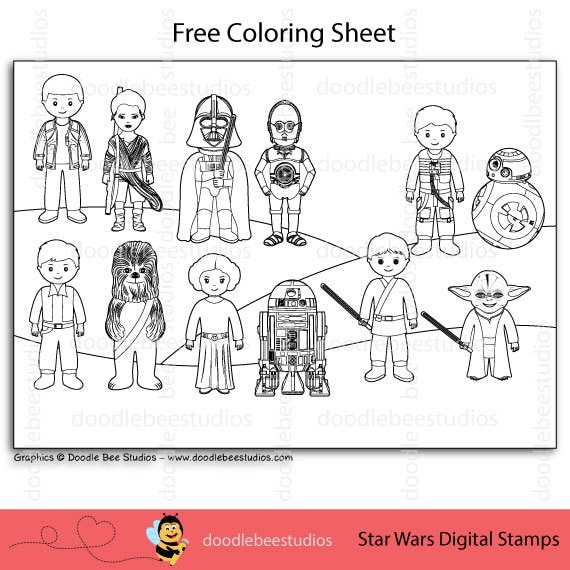 Star wars digital stamps star wars clipart star wars clipart star wars coloring pages star wars characters star wars outlines