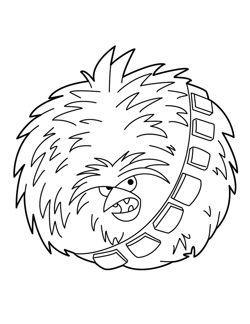 Chewbacca coloring pages