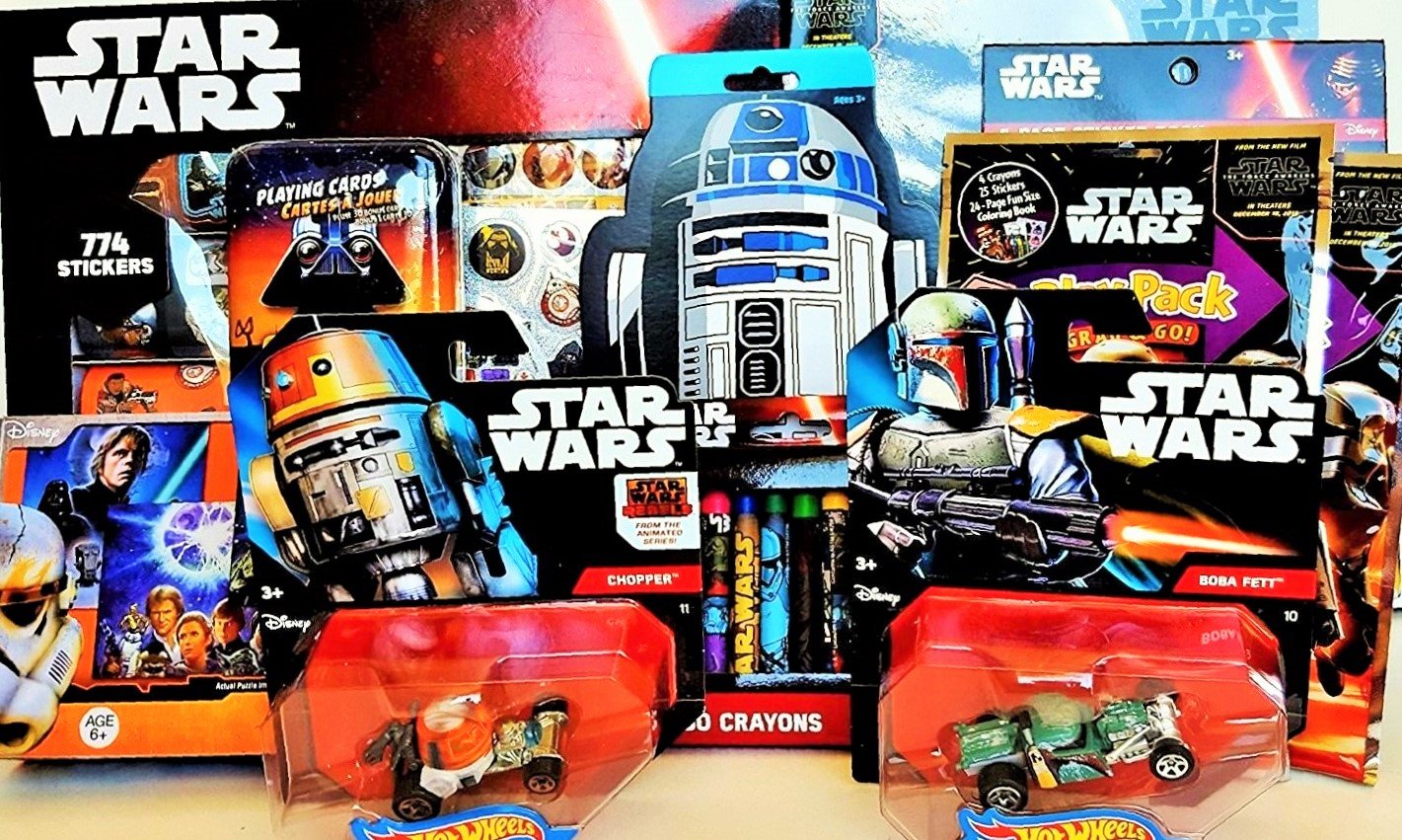 Buy star wars bundle of colorg sticker activities with hot wheels boba fett chopper plus much more onle at low prices dia