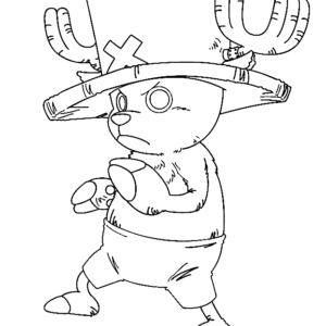 Tony tony chopper coloring pages printable for free download