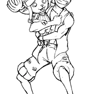 Tony tony chopper coloring pages printable for free download