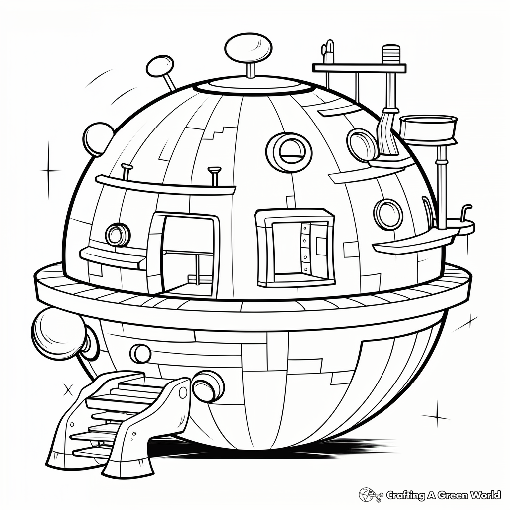Sphere coloring pages