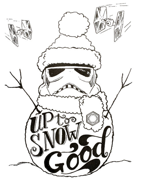 Star wars christmas coloring book â spokane photography