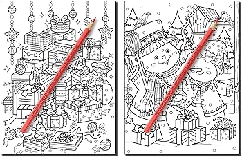 Christmas coloring book an adult coloring book with fun easy and relaxing designs volume summer jade books