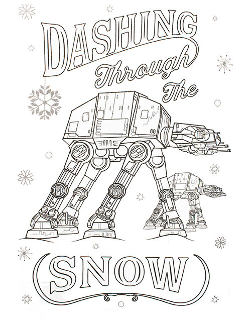 Star wars christmas coloring book â spokane photography
