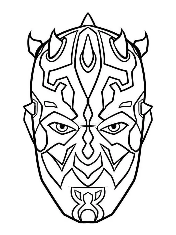 Darth maul malvorlagen