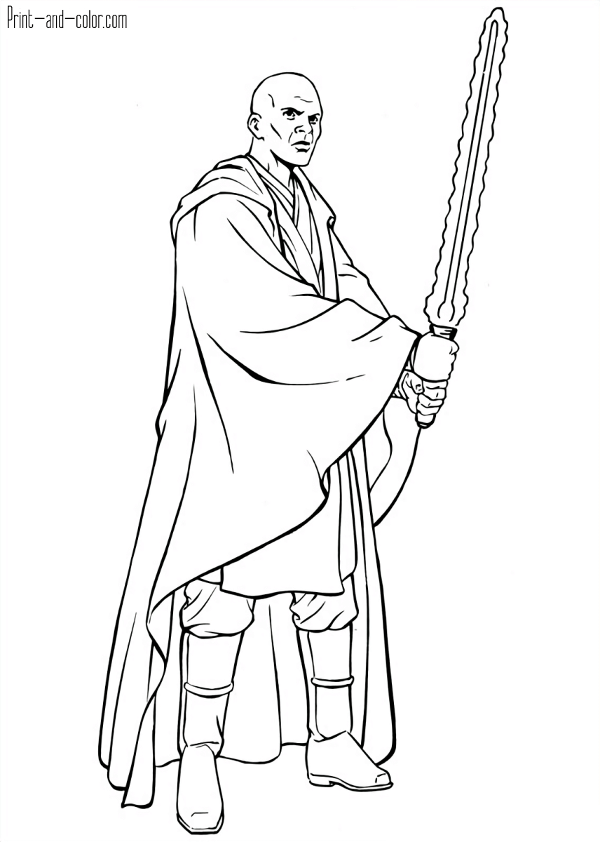 Star wars coloring pages print and color