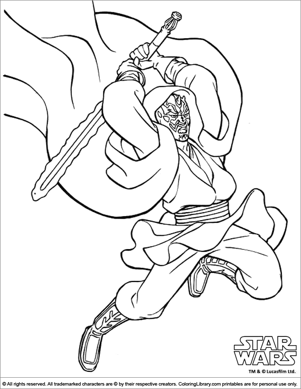 Coloring book sheet